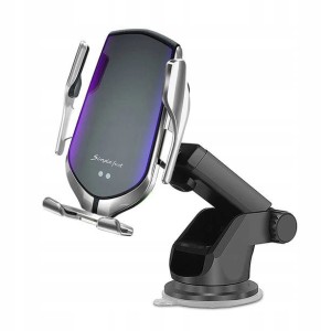 Uchwyt Samochodowy Indukcja TECH-PROTECT R2 SILVER