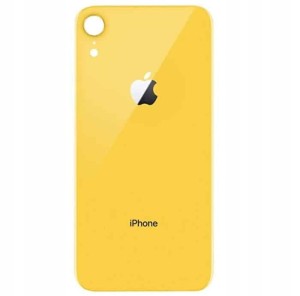 OBUDOWA KLAPKA SZYBKA TYŁ iPhone Xr ŻÓŁTA